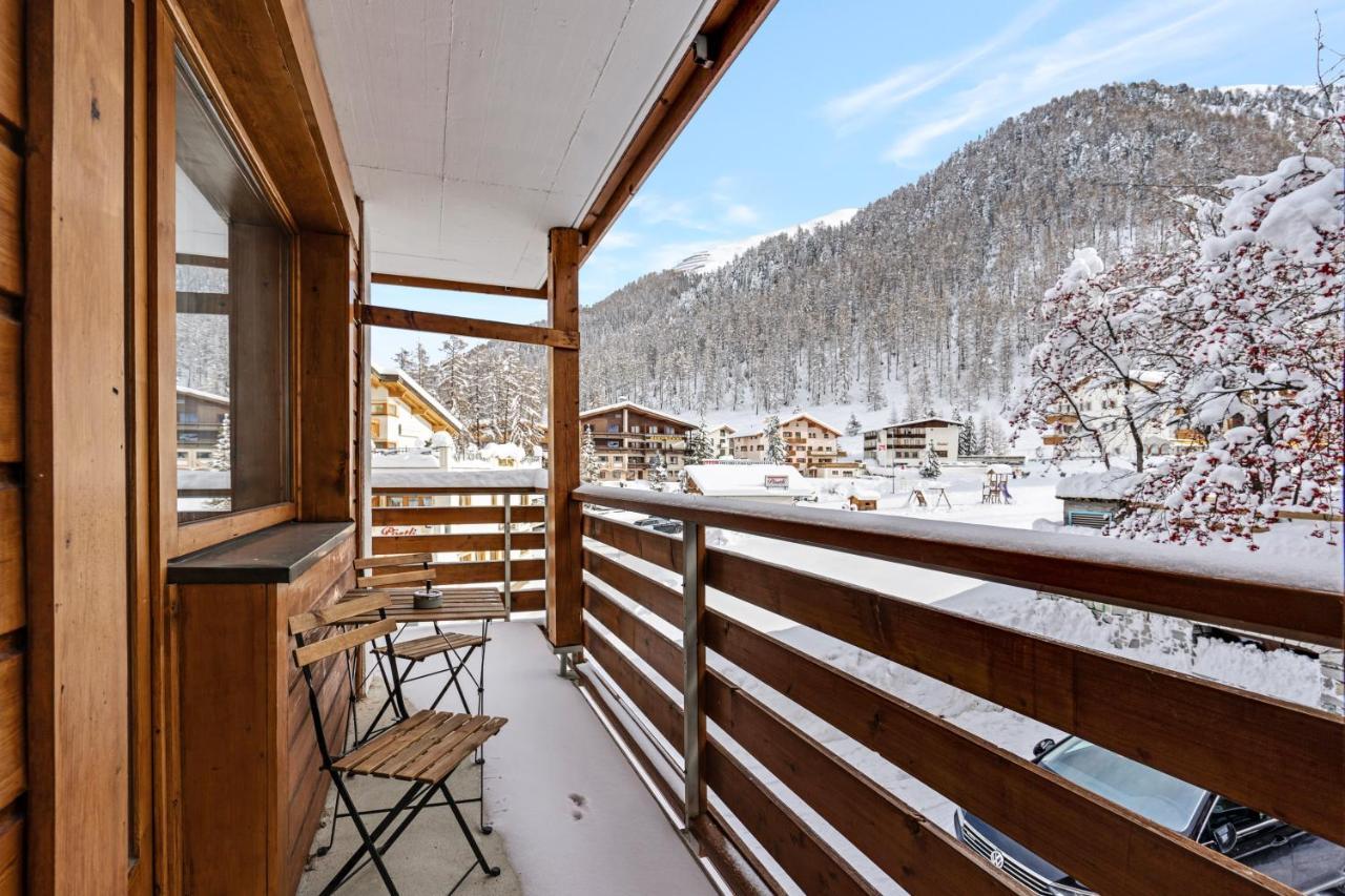 Haus Derby Appartement Samnaun Buitenkant foto
