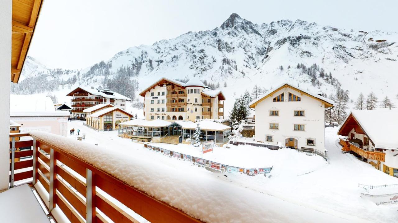 Haus Derby Appartement Samnaun Buitenkant foto